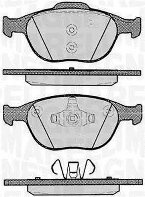 MAGNETI MARELLI Bremseklodser 363916060256 for FORD USA FORD