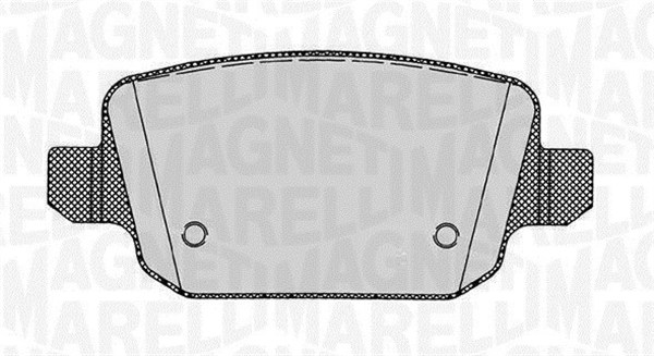 MAGNETI MARELLI Bremseklodser 363916060257 for FORD LAND ROVER