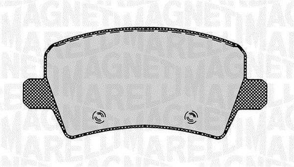 MAGNETI MARELLI Bremseklodser 363916060264 for FORD VOLVO LAND ROVER