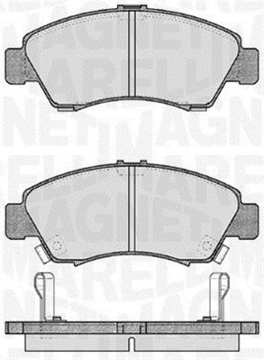 MAGNETI MARELLI Bremseklodser 363916060276 for ISUZU HONDA NISSAN HONDA (GAC)