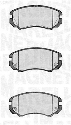 MAGNETI MARELLI Bremseklodser 363916060277 for KIA HYUNDAI FENGON