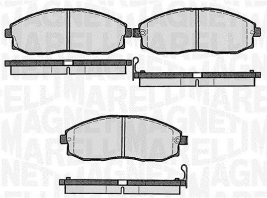 MAGNETI MARELLI Bremseklodser 363916060279 for HYUNDAI KIA JAC