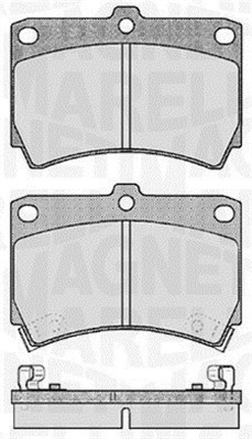 MAGNETI MARELLI Bremseklodser 363916060286 for MAZDA KIA MITSUBISHI NISSAN FORD USA