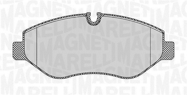 MAGNETI MARELLI Bremseklodser 363916060298 for MERCEDES-BENZ VW