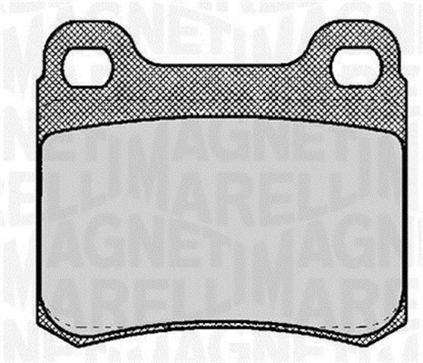 MAGNETI MARELLI Bremseklodser 363916060304 for MERCEDES-BENZ