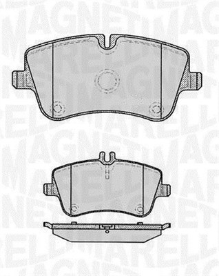 MAGNETI MARELLI Bremseklodser 363916060312 for MERCEDES-BENZ