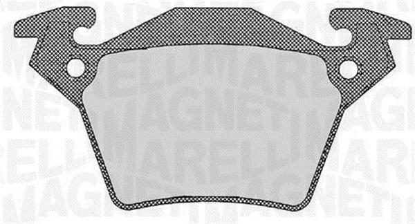 MAGNETI MARELLI Bremseklodser 363916060328 for MERCEDES-BENZ