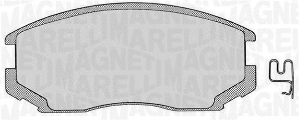 MAGNETI MARELLI Bremseklodser 363916060333 for PERODUA DAIHATSU TOYOTA NISSAN MITSUBISHI PROTON