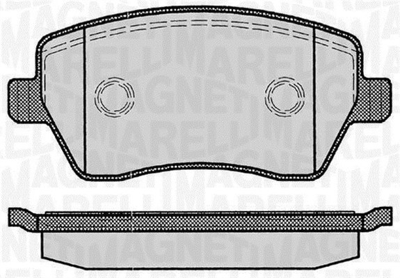 MAGNETI MARELLI Bremseklodser 363916060347 for MERCEDES-BENZ LADA NISSAN RENAULT RENAULT TRUCKS DACIA