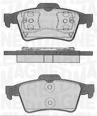 MAGNETI MARELLI Bremseklodser 363916060349 for OPEL SAAB NISSAN RENAULT