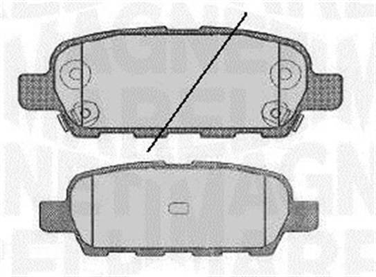 MAGNETI MARELLI Bremseklodser 363916060350 for NISSAN RENAULT SUZUKI