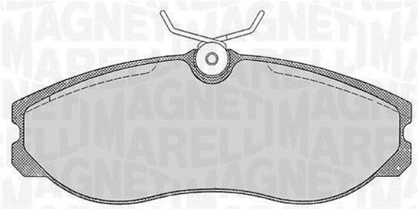 MAGNETI MARELLI Bremseklodser 363916060352 for FORD NISSAN