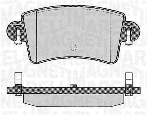 MAGNETI MARELLI Bremseklodser 363916060365 for OPEL VAUXHALL NISSAN RENAULT