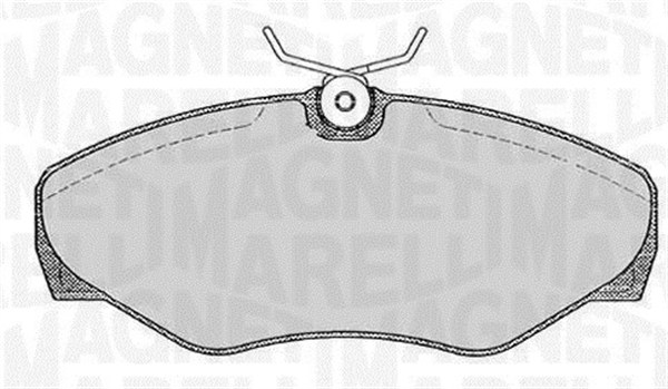 MAGNETI MARELLI Bremseklodser 363916060371 for OPEL CHEVROLET VAUXHALL NISSAN RENAULT