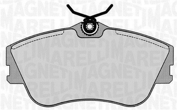 MAGNETI MARELLI Bremseklodser 363916060417 for VW