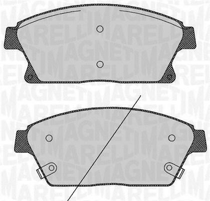 MAGNETI MARELLI Bremseklodser 363916060424 for OPEL VAUXHALL CHEVROLET BUICK