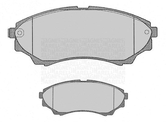 MAGNETI MARELLI Bremseklodser 363916060439 for FORD MAZDA