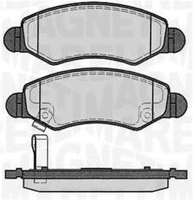 MAGNETI MARELLI Bremseklodser 363916060450 for OPEL SUZUKI