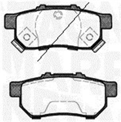 MAGNETI MARELLI Bremseklodser 363916060460 for HONDA ISUZU