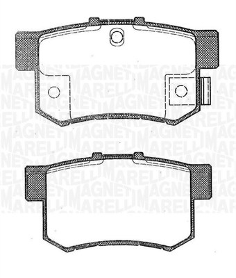 MAGNETI MARELLI Bremseklodser 363916060462 for FIAT ISUZU HONDA ACURA SUZUKI NISSAN ROVER HAVAL SUZUKI (CHANGAN)