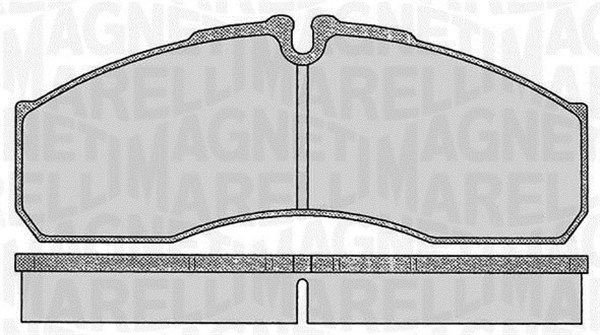 MAGNETI MARELLI Bremseklodser 363916060477 for IVECO