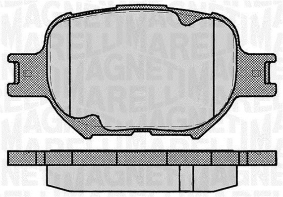 MAGNETI MARELLI Bremseklodser 363916060493 for TOYOTA (FAW) TOYOTA SCION LEXUS