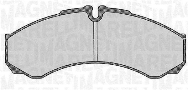 MAGNETI MARELLI Bremseklodser 363916060526 for IVECO