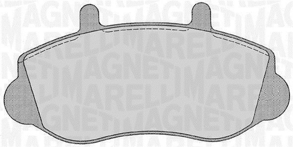 MAGNETI MARELLI Bremseklodser 363916060544 for OPEL VAUXHALL RENAULT