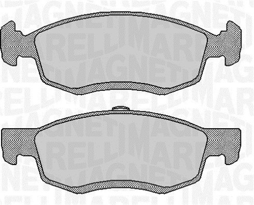 MAGNETI MARELLI Bremseklodser 363916060545 for RENAULT DACIA