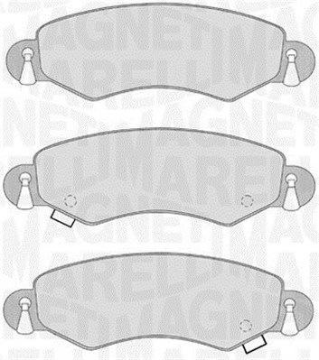 MAGNETI MARELLI Bremseklodser 363916060548 for OPEL SUZUKI CHEVROLET