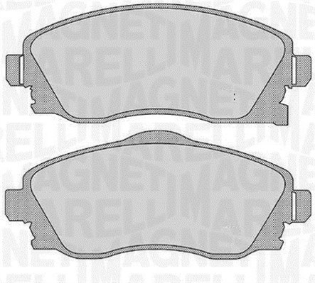 MAGNETI MARELLI Bremseklodser 363916060551 for OPEL VAUXHALL