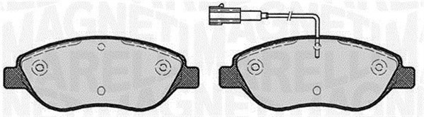 MAGNETI MARELLI Bremseklodser 363916060563 for FIAT