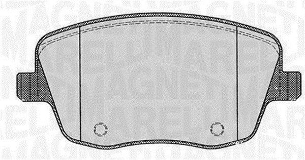 MAGNETI MARELLI Bremseklodser 363916060575 for SKODA