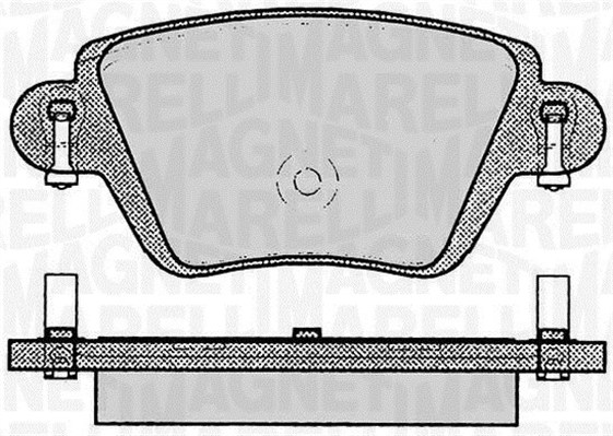 MAGNETI MARELLI Bremseklodser 363916060613 for FORD JAGUAR RENAULT