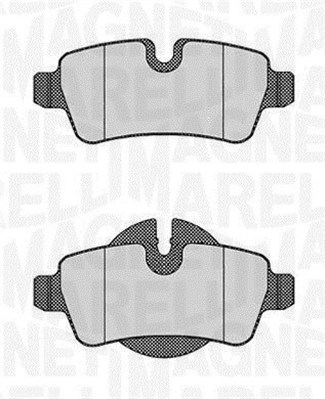 MAGNETI MARELLI Bremseklodser 363916060626 for MINI