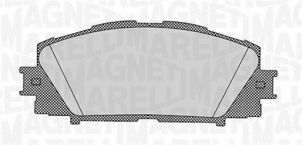 MAGNETI MARELLI Bremseklodser 363916060628 for TOYOTA HAVAL