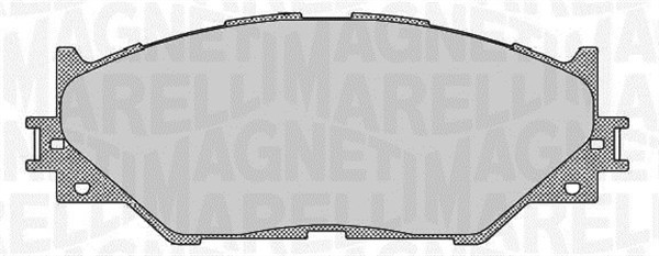 MAGNETI MARELLI Bremseklodser 363916060637 for LEXUS