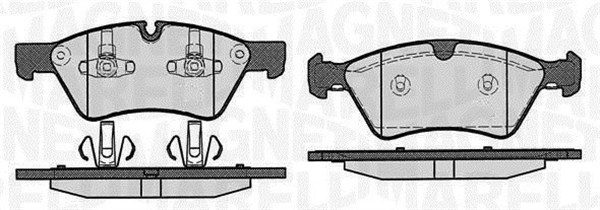 MAGNETI MARELLI Bremseklodser 363916060639 for MERCEDES-BENZ