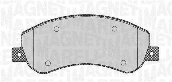 MAGNETI MARELLI Bremseklodser 363916060645 for BYD VW