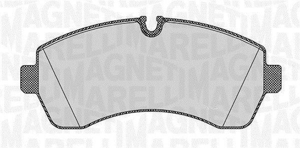 MAGNETI MARELLI Bremseklodser 363916060647 for MERCEDES-BENZ VW VAG