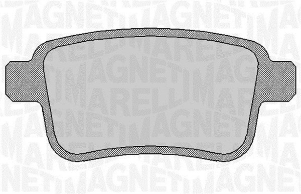 MAGNETI MARELLI Bremseklodser 363916060660 for MERCEDES-BENZ NISSAN RENAULT TRUCKS RENAULT