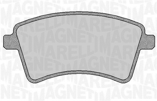 MAGNETI MARELLI Bremseklodser 363916060661 for MERCEDES-BENZ RENAULT