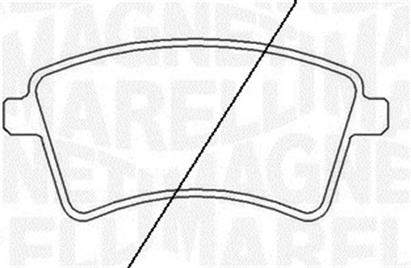 MAGNETI MARELLI Bremseklodser 363916060662 for NISSAN RENAULT