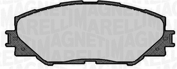 MAGNETI MARELLI Bremseklodser 363916060663 for TOYOTA