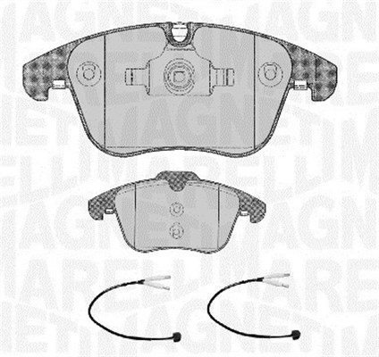 MAGNETI MARELLI Bremseklodser 363916060668 for CITROËN PEUGEOT