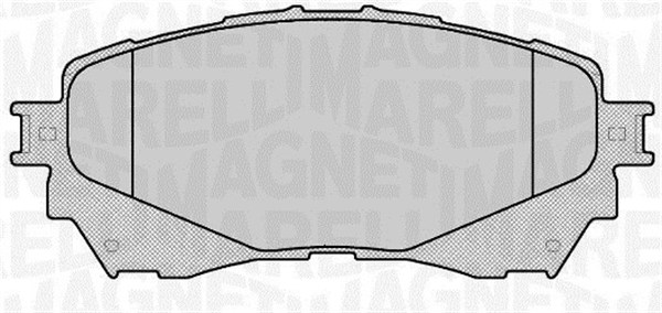 MAGNETI MARELLI Bremseklodser 363916060677 for MAZDA MAZDA (FAW)