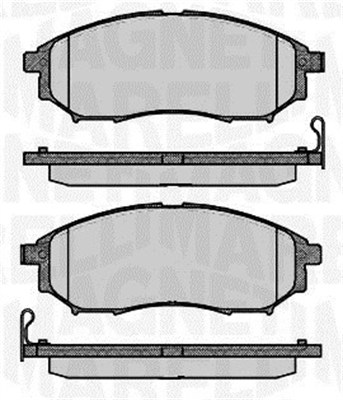 MAGNETI MARELLI Bremseklodser 363916060683 for MITSUBISHI NISSAN INFINITI RENAULT