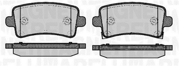 MAGNETI MARELLI Bremseklodser 363916060690 for GENERAL MOTORS OPEL SAAB BUICK BUICK (SGM) CHEVROLET (SGM) CHEVROLET VAUXHALL