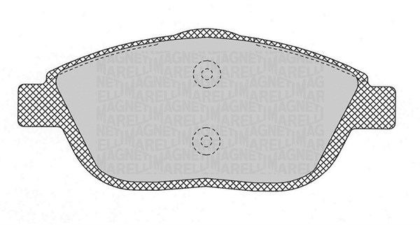 MAGNETI MARELLI Bremseklodser 363916060697 for CITROËN VAUXHALL PEUGEOT OPEL
