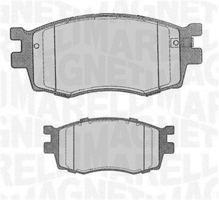 MAGNETI MARELLI Bremseklodser 363916060698 for LANCIA HYUNDAI KIA